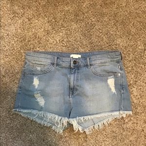 Ladies jean shorts